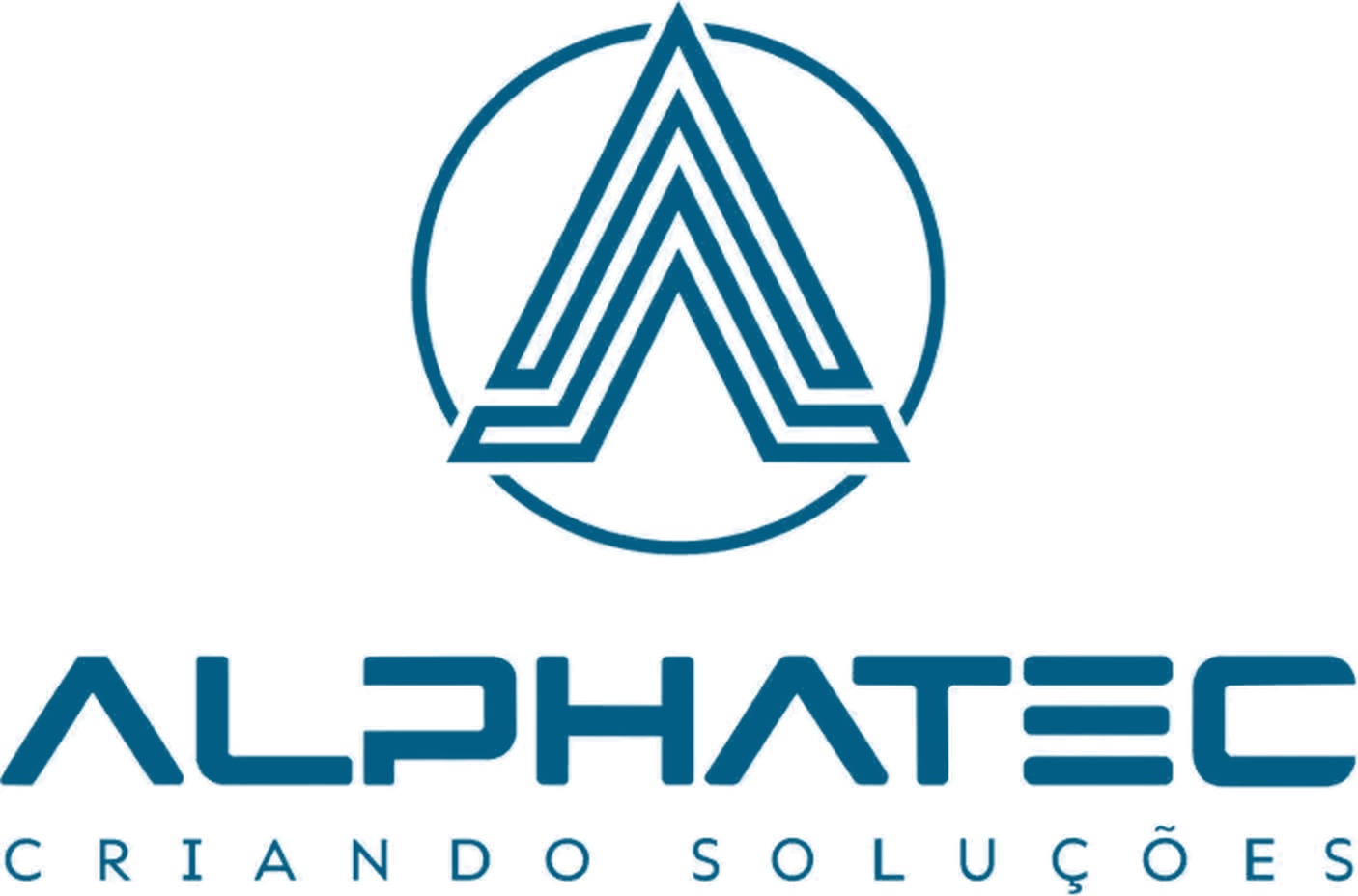 Símbolo e assinatura ALPHATEC — Criando Soluções